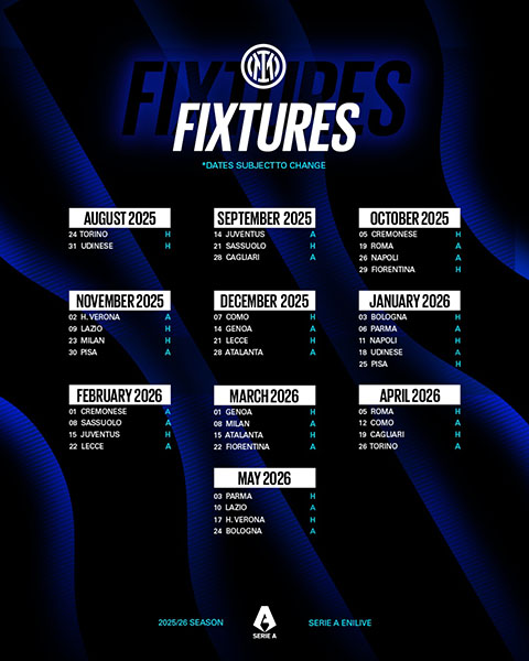 Fixtures Serie A
